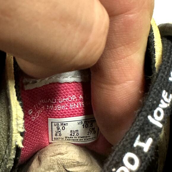 WORN ONCE Vans Sk8-Hi A Tribe Called Quest (Yellow) Suede Bonita Applebum M 9 - Picture 11 of 11